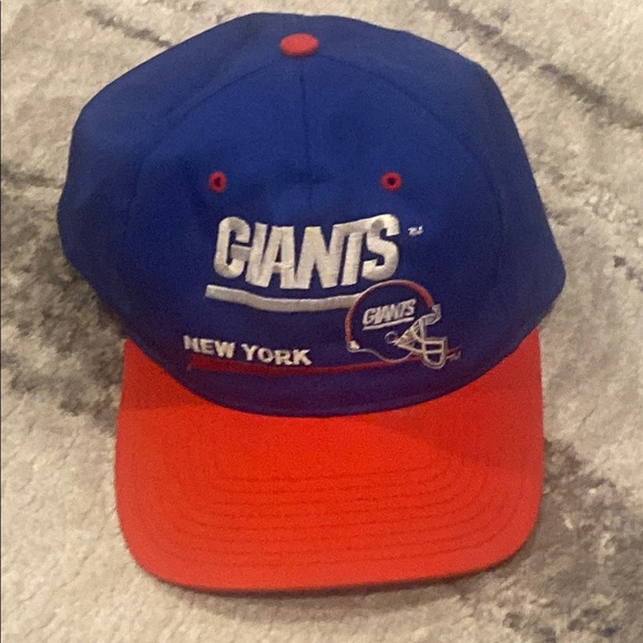 Vintage New York Giants Spellout Blue NFL Snapback cap - Picture 1 of 8